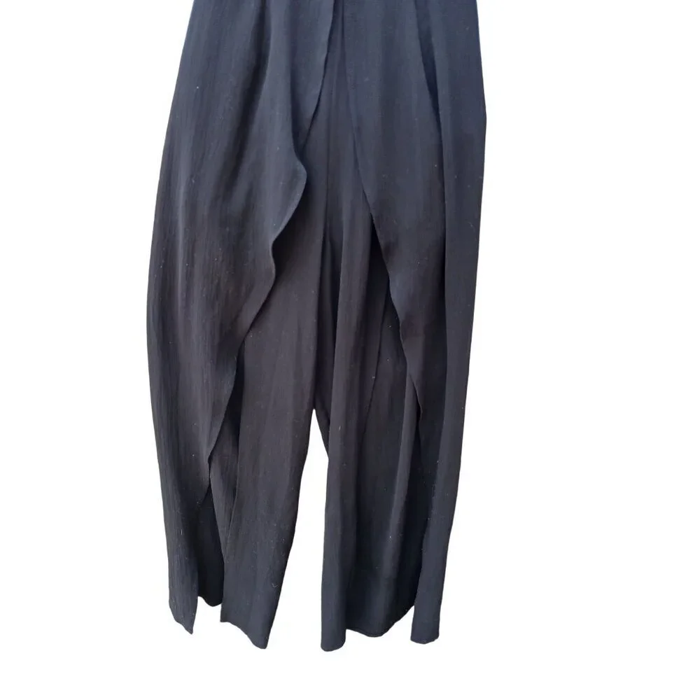 Shinestar Evening Date Night Halter Jumpsuit Black Size S - Picture 8 of 9